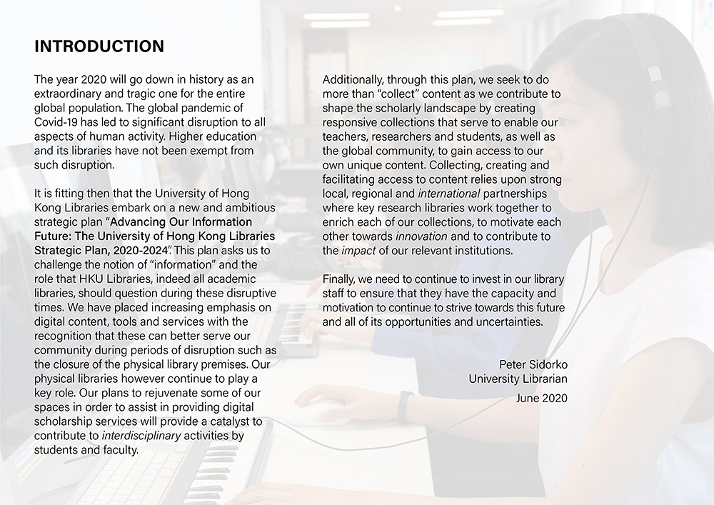 HKUL Strategic Plan 2020-2024 - Induction